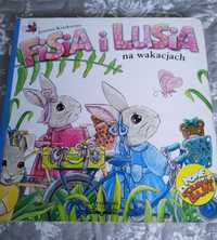 Piękna książka Fisia i Lusia twarda oprawa i strony