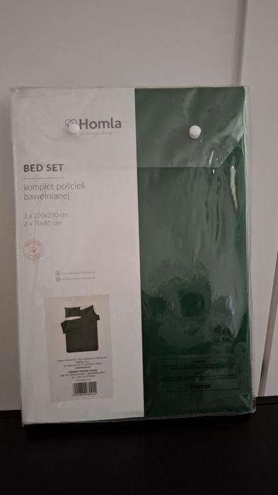 Komplet bawełnianej pościeli HOMLA