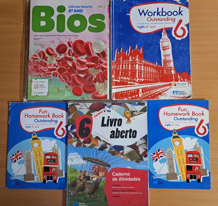 Manuais e Livros de Fichas e Exercícios 1º a 6º Ano