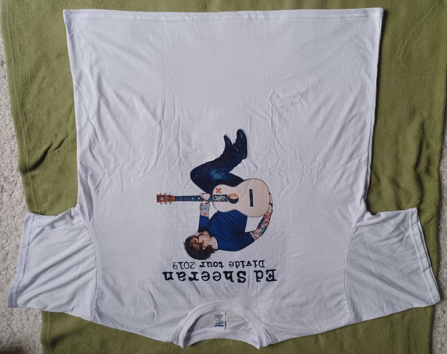 Ed Sheeran Divide Tour 2019 Koszulka T-shirt XXL 2XL Nowa Unikat !