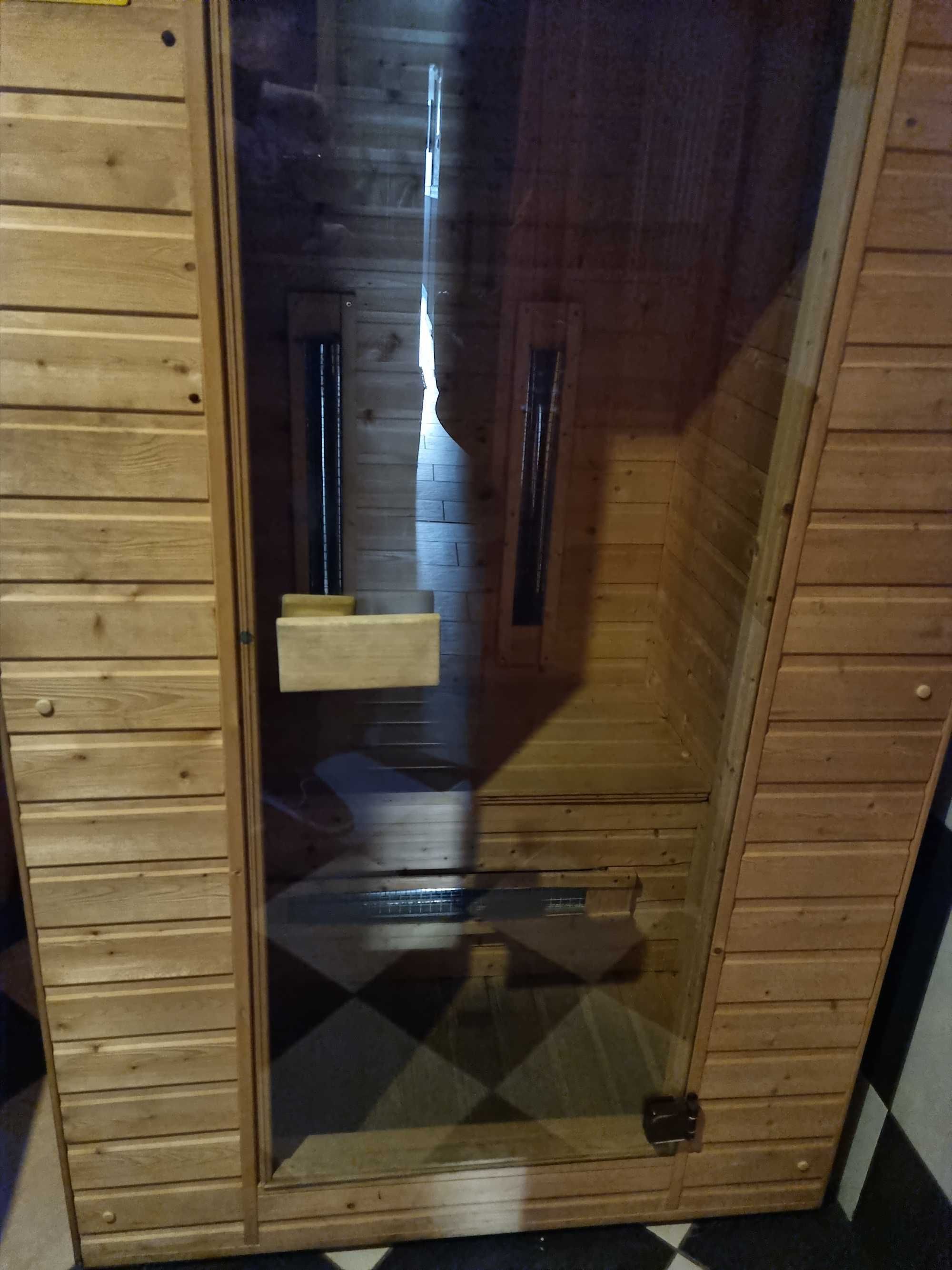 sauna na podczerwień/mało używana/tanio.