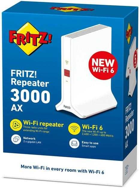Ретранслятор AVM FRITZ! Repeater 3000 (4023125029882)