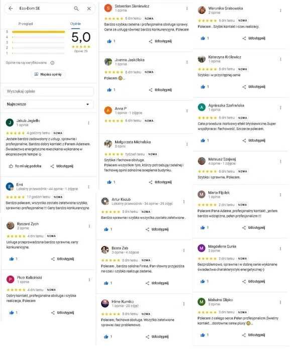 Świadectwo energetyczne  i Audyt Energetyczny Czyste Powietrze