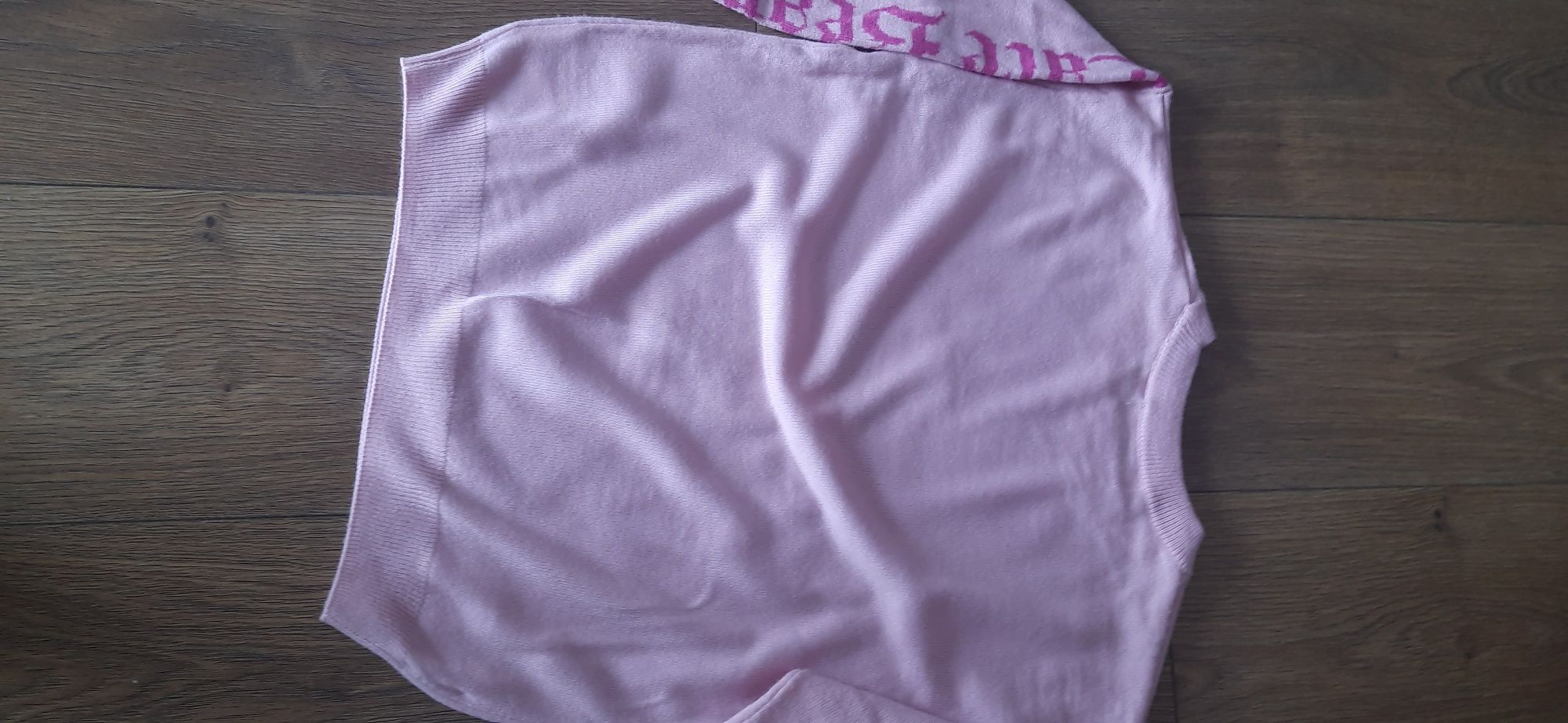 Sweterek różowy h&m