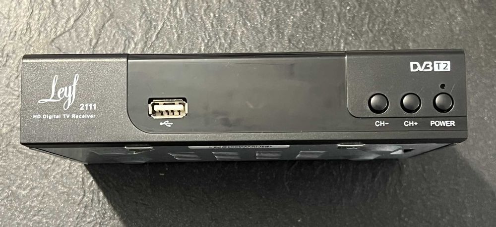 Hd Line Leyf 2111C Tuner dekoder odbiornik multimedialny czarny