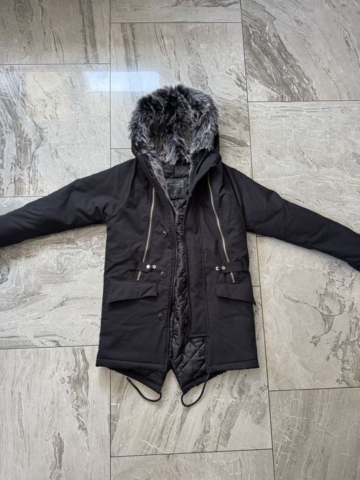 Куртка-парка мужская очень теплая искуственный мех НОВАЯ !!!