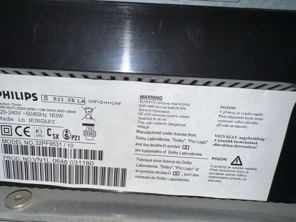 Телевізор Philips 32 Pf 9531