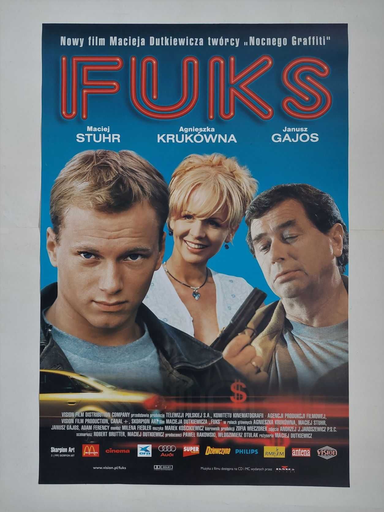 Plakat filmowy oryginalny - Fuks