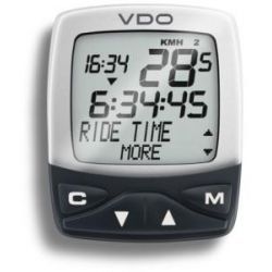 VDO C1 wielofunkcyjny licznik rowerowy retro monochrome retro nowy