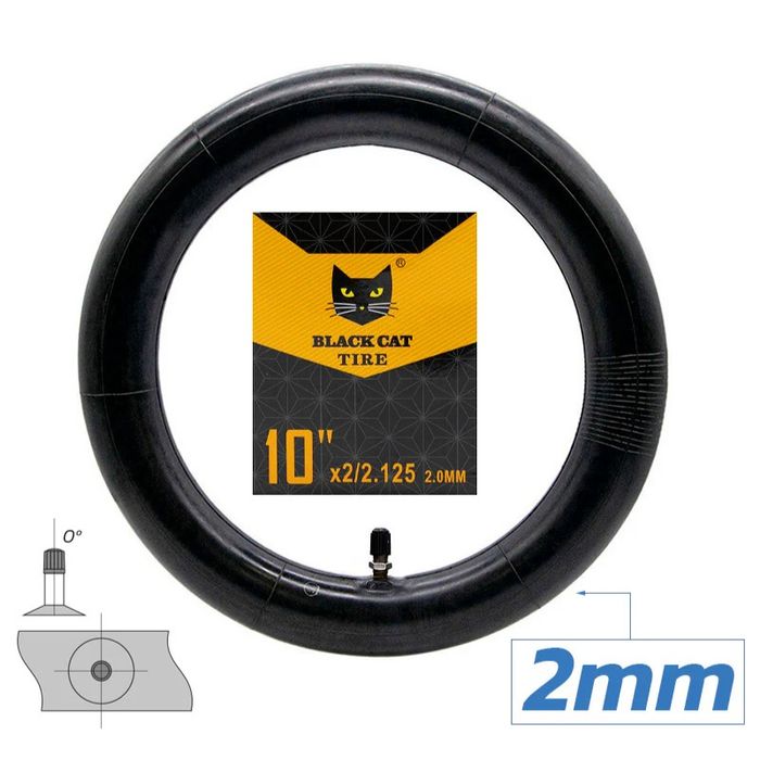 Dętka 10×2/10×2.125 do hulajnóg elektrycznych prosty wentyl 0° Motus