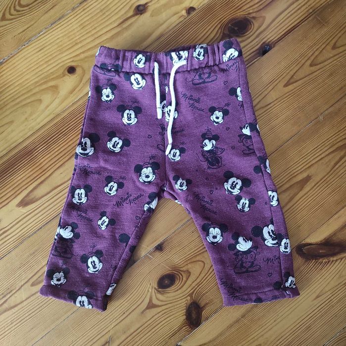 Spodnie niemowlęce Myszka Miki - roz. 68