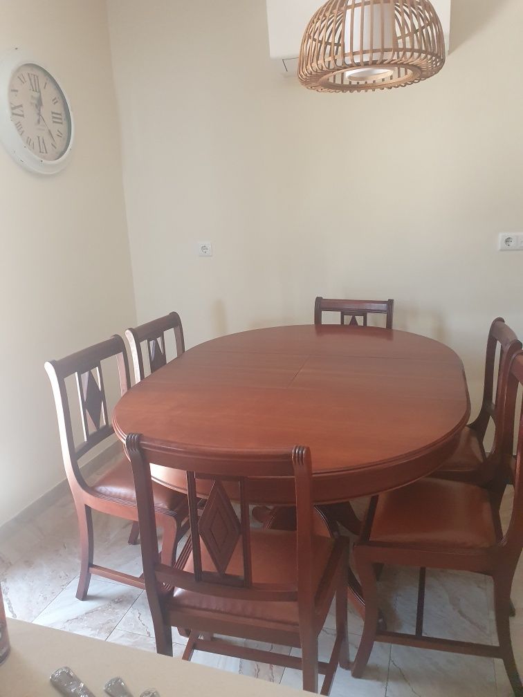 Mesa de Sala de Jantar em cerejeira, 6-8 lugares