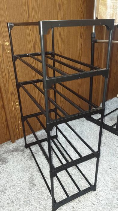 Металева поличка, етажерка для взуття або одягу