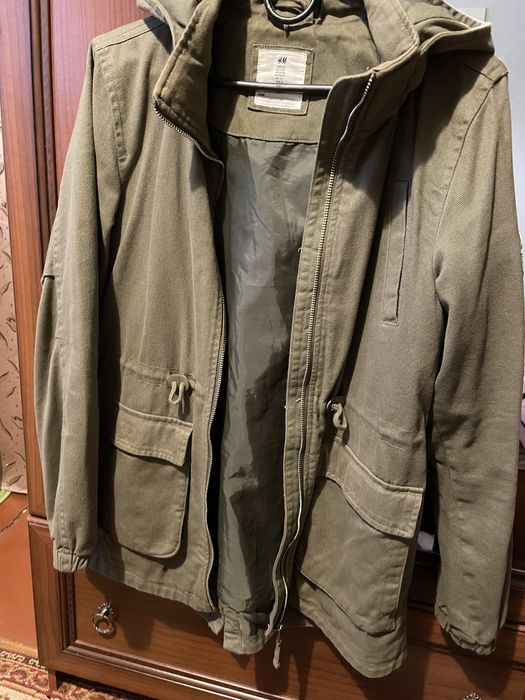 Парка джинсовая