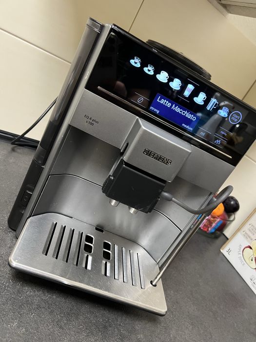 #1729 Siemens eq6 s100 latte cappucinno automat ekspres kawa
