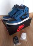 Buty Nike Jordan 1 Retro High OG 555088 Dark Marina Blue r. 45 Jak now