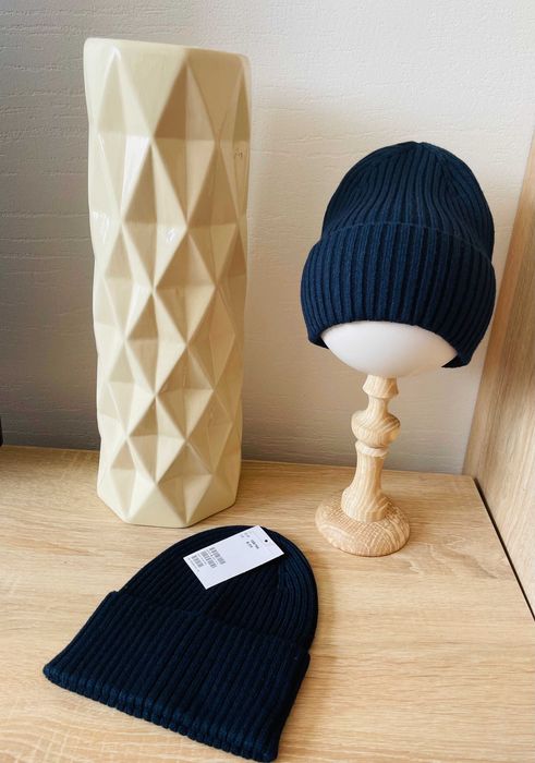 В,язані шапки в рубчик -  від h&m ріст від 6 до 14  років