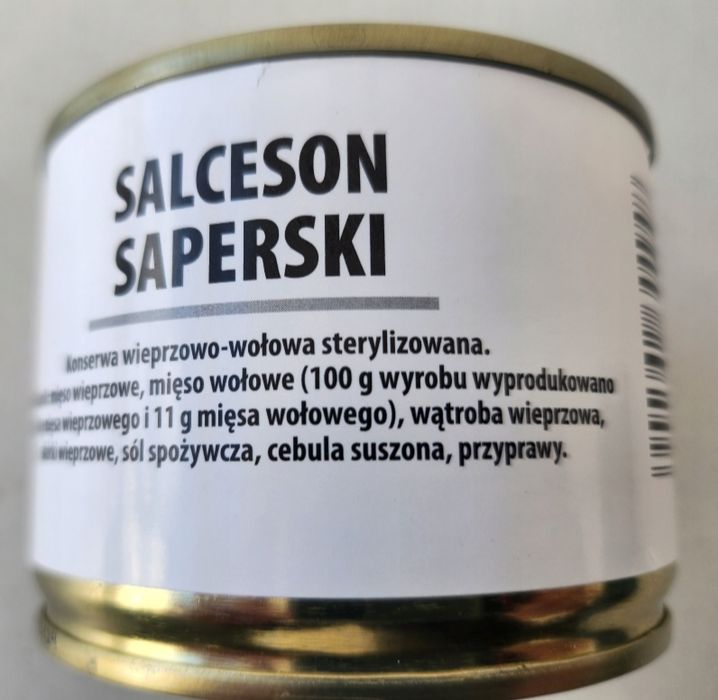 SALCESON SAPERSKI - Konserwa Wojskowa 190g, 6 puszek w komplecie 24,99