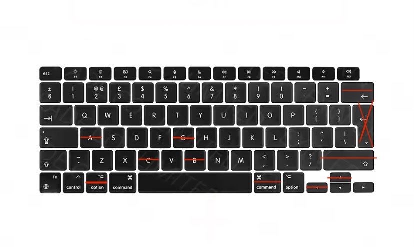 Клавиатура ENG Apple MacBook Air m1   A2337