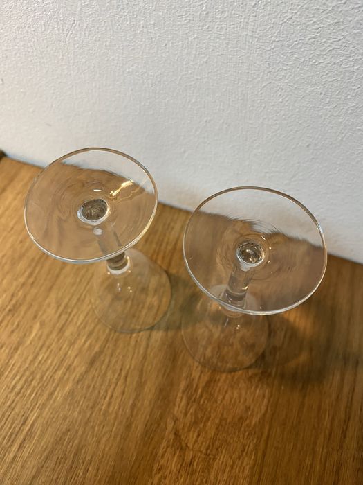 Stare 2x szkło uranowe kieliszki N