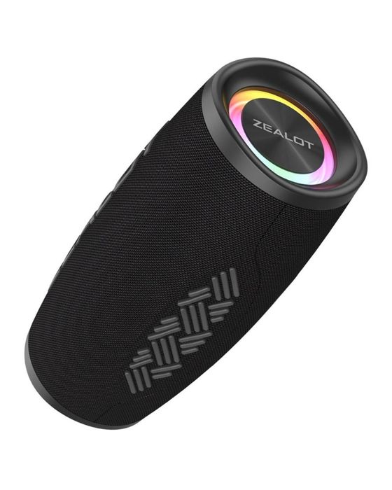 ПОТУЖНАААА!!!  Портативна Bluetooth-колонка ZEALOT S56 TWS з LED-під
