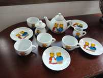 Vintage Serwis dla lalek porcelanowy zabawkowy dziecięcy