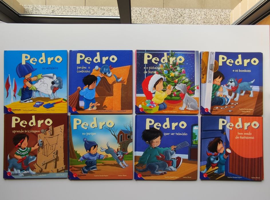 Conjunto 8 livros Coleção Pedro
