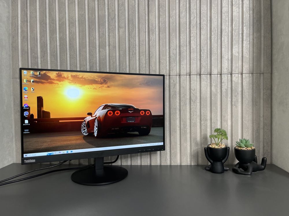 75 hz Безрамковий Монітор Lenovo ThinkVision S22e-19 full hd