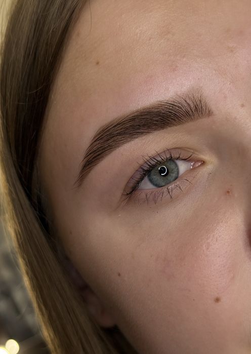 Брови , Корекція віск/пінцет, ламінування вій