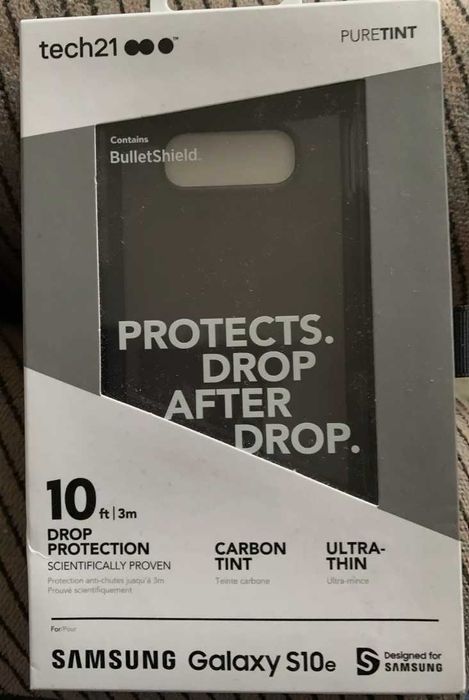 Оригинальный фирменный чехол tech21 PureTint для Samsung S10e SM-G970
