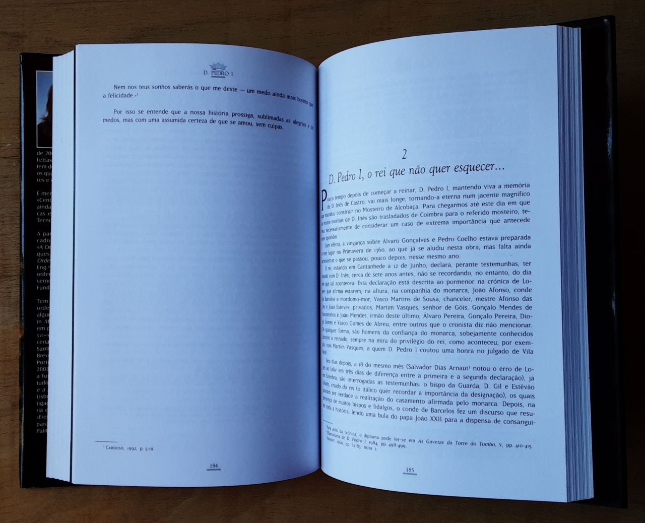 Livro "D. Pedro I" da coleção Reis de Portugal