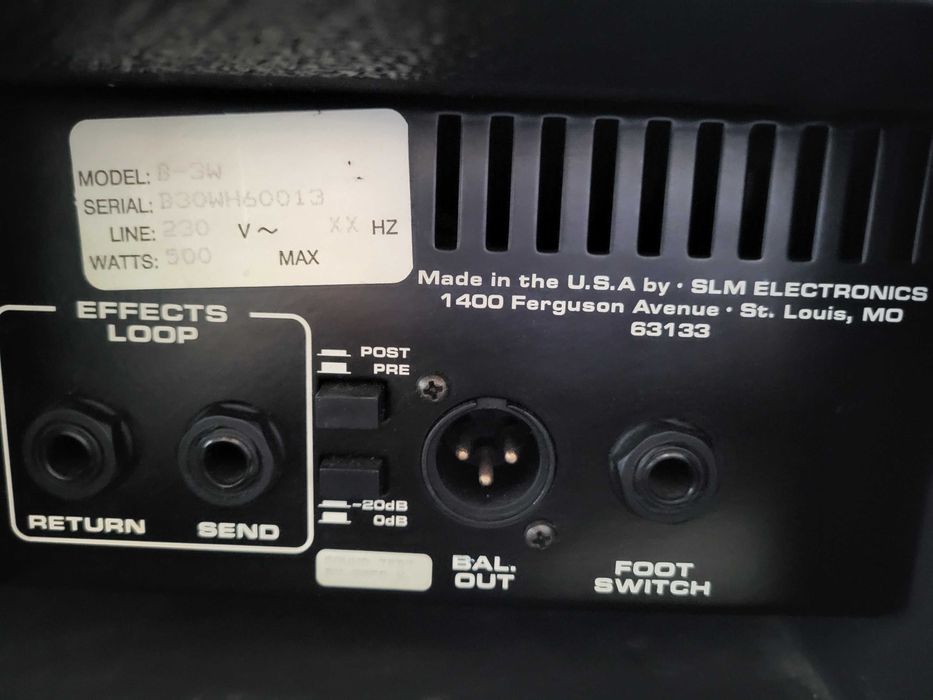 AMPEG B3 combo basowe USA