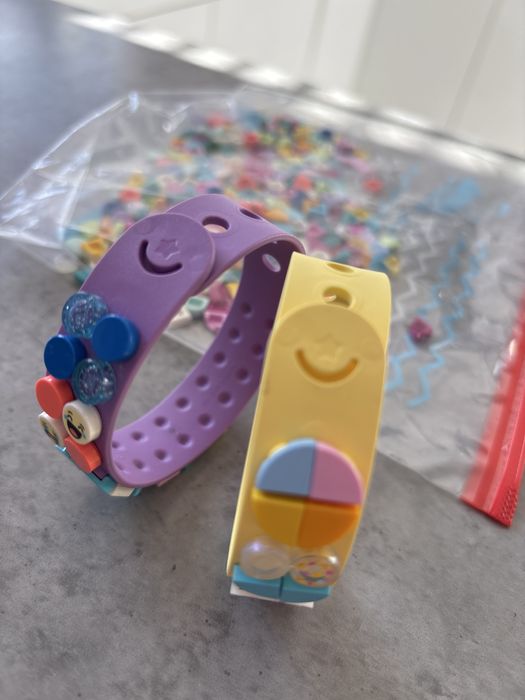 Promocja ! 2 szt Lego dots bransoletki + dodatki
