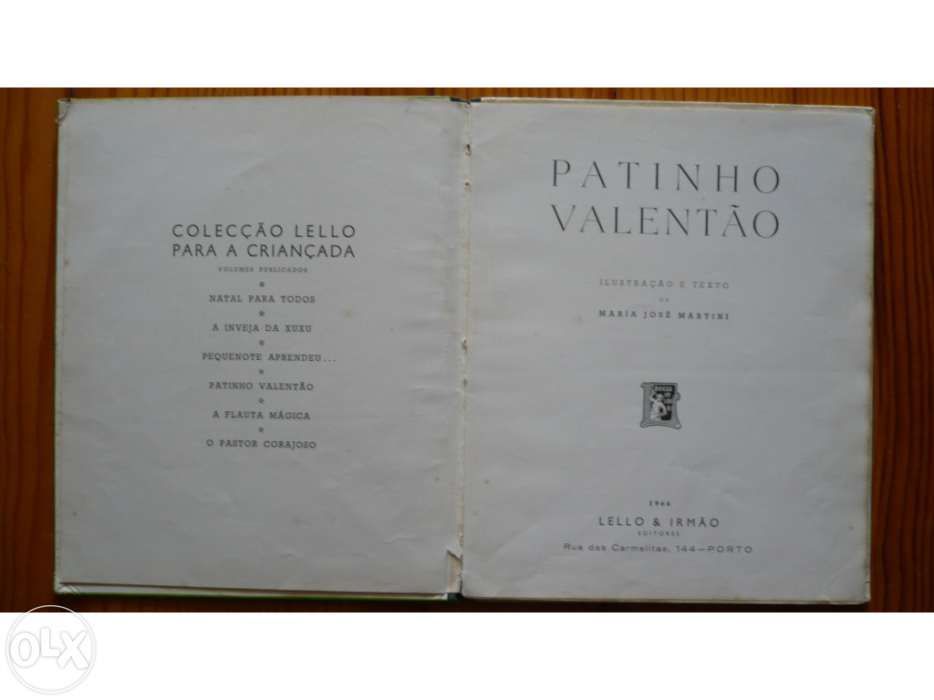 Livros Infantis Antigos - Lello & Irmão Editores (Anos 60)