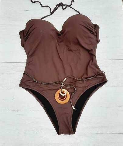 Fato de banho castanho