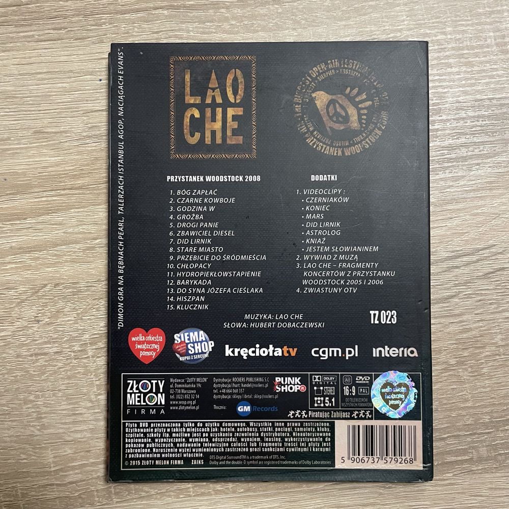 Lao Che - Przystanek Woodstock 2008 DVD koncer