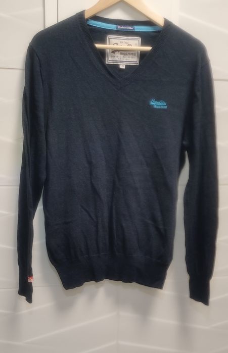 Sweter Superdry r. L kaszmir Vintage