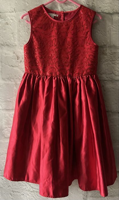 Czerwona świąteczna sukienka RJR JOHN ROCHA 8 lat 134cm