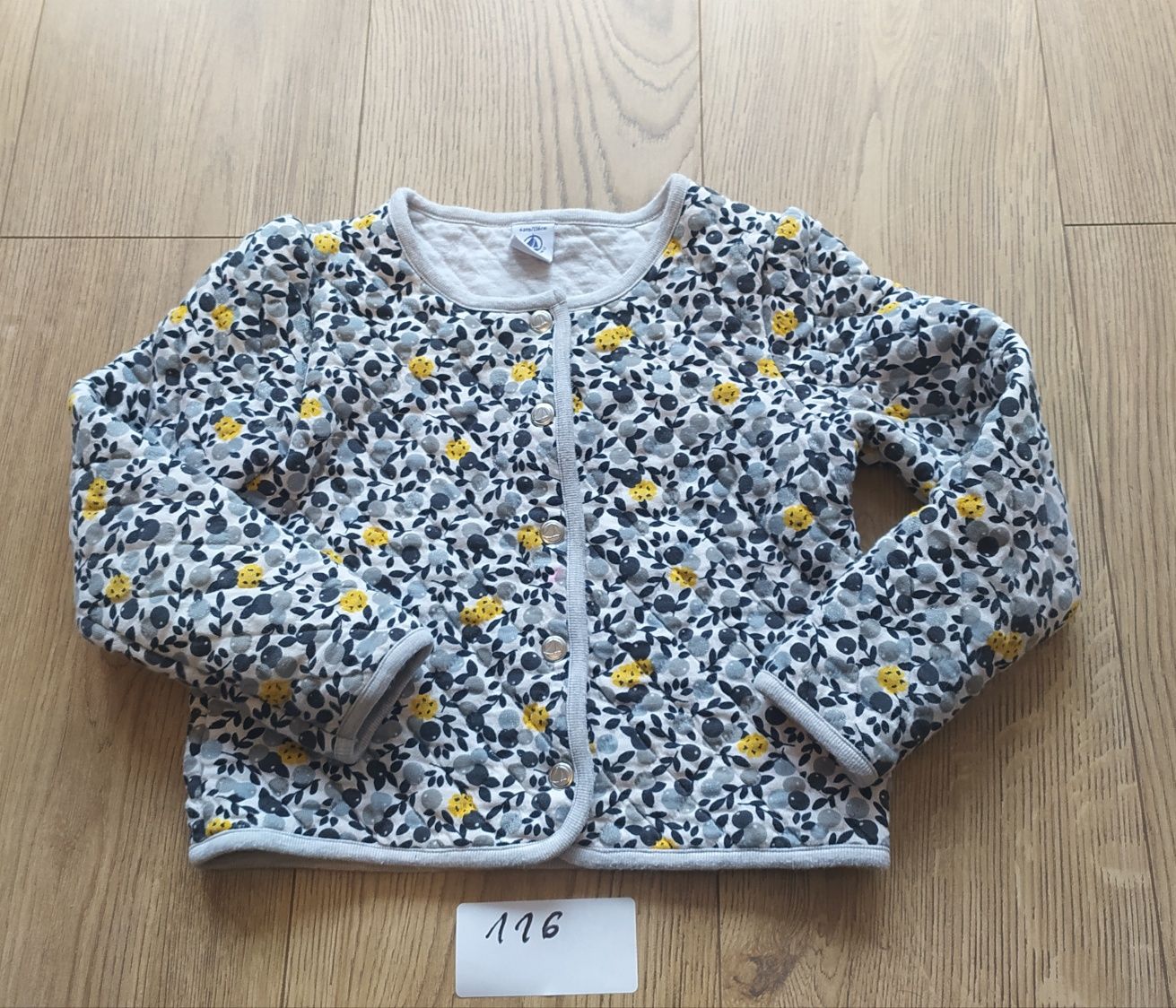 Żakiet dla dziewczynki, jacket, Petit Bateau, rozmiar 116,