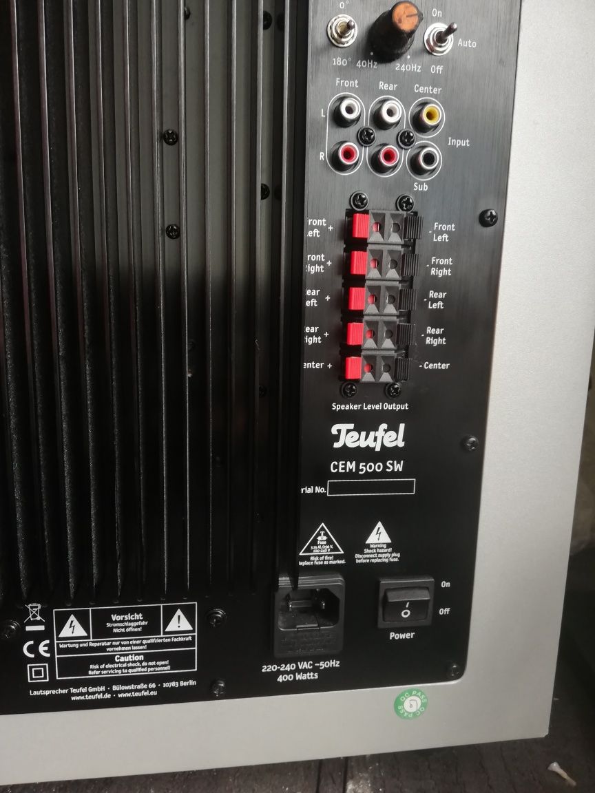 Subwoofer aktywny Teufel 400W