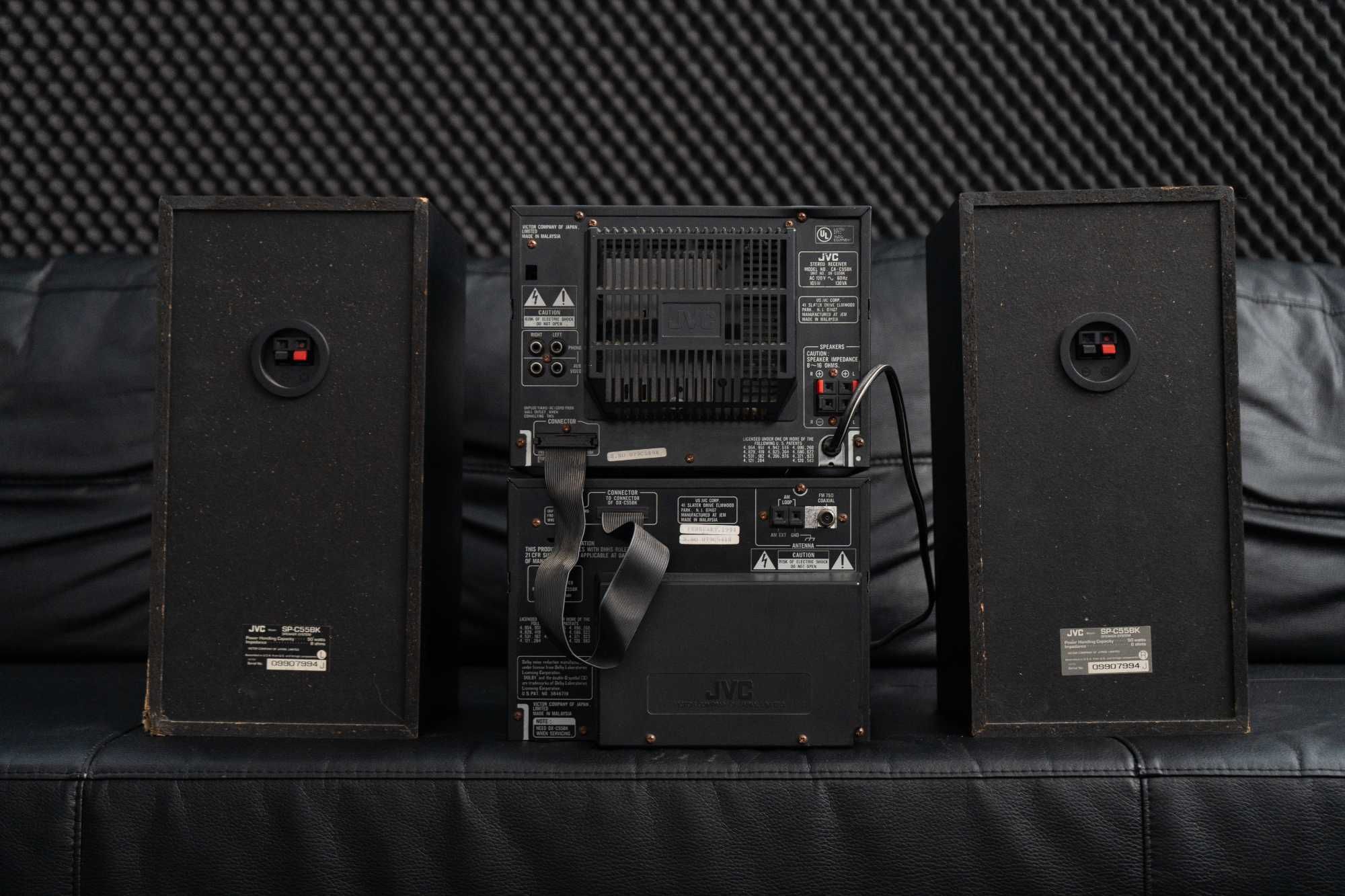 Aparelhagem Stereo Vintage JVC CA-C55BK