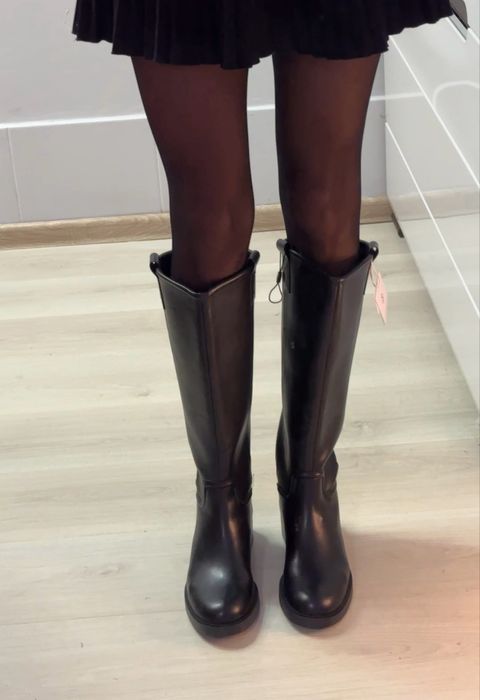 Найпопулярніша модель чобіт з широкою халявою Stradivarius, 37, 38, 39