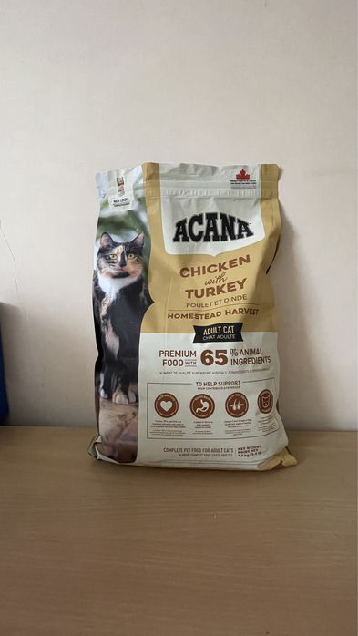 ACANA Homestead Harvest 1.8 кг 4.5 кг корм для котів усіх порід