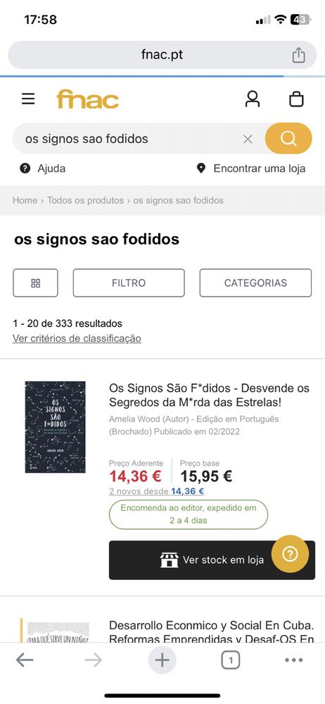 Livro novo - os signos sao fodidos