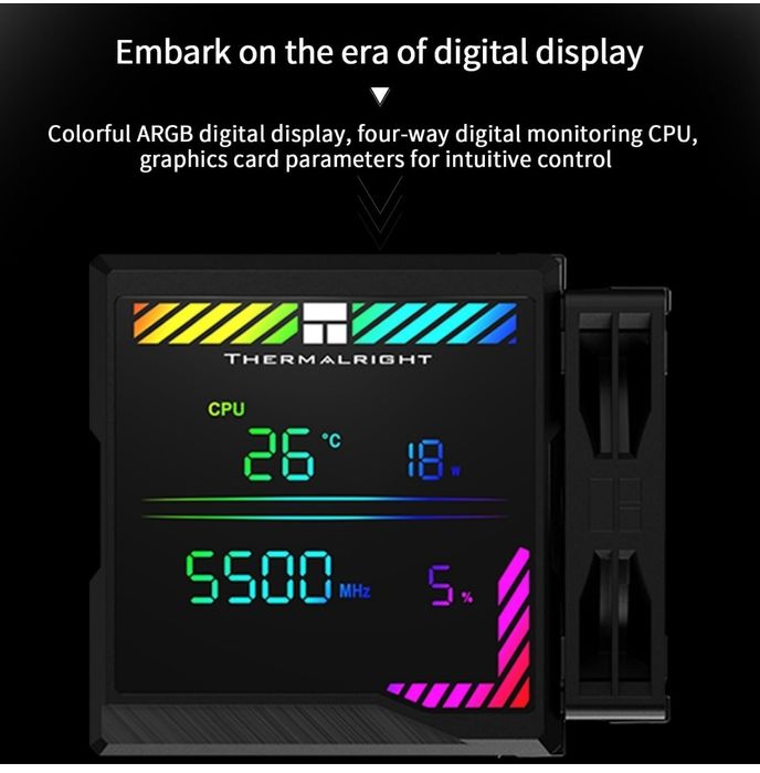 Thermalright Peerless Assassin 140 Digital BLACK AGHP 5 процесорний ку