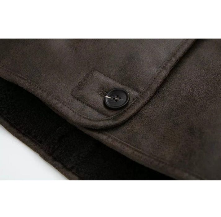 Дублянка Zara коричневого кольору