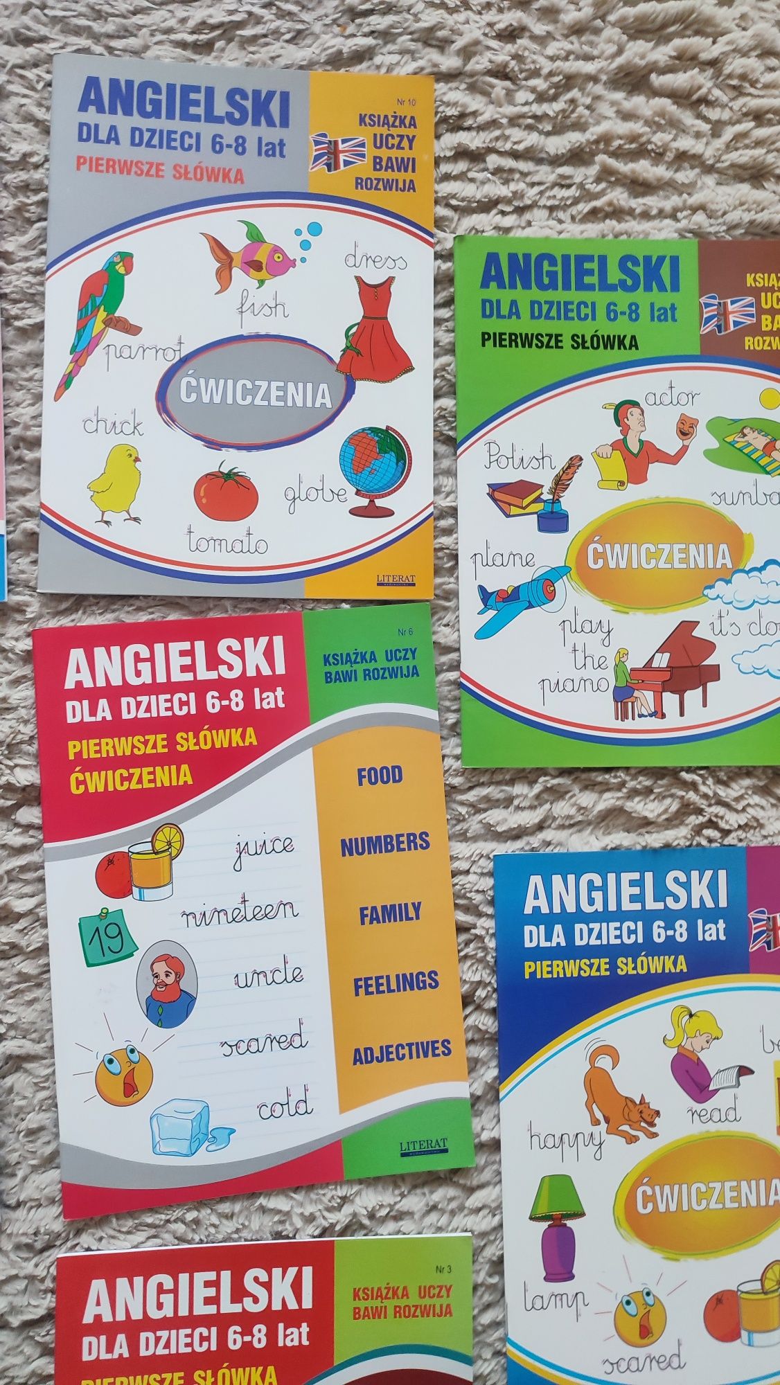 Angielski dla dzieci 6-8 lat zestaw 11 ćwiczeń