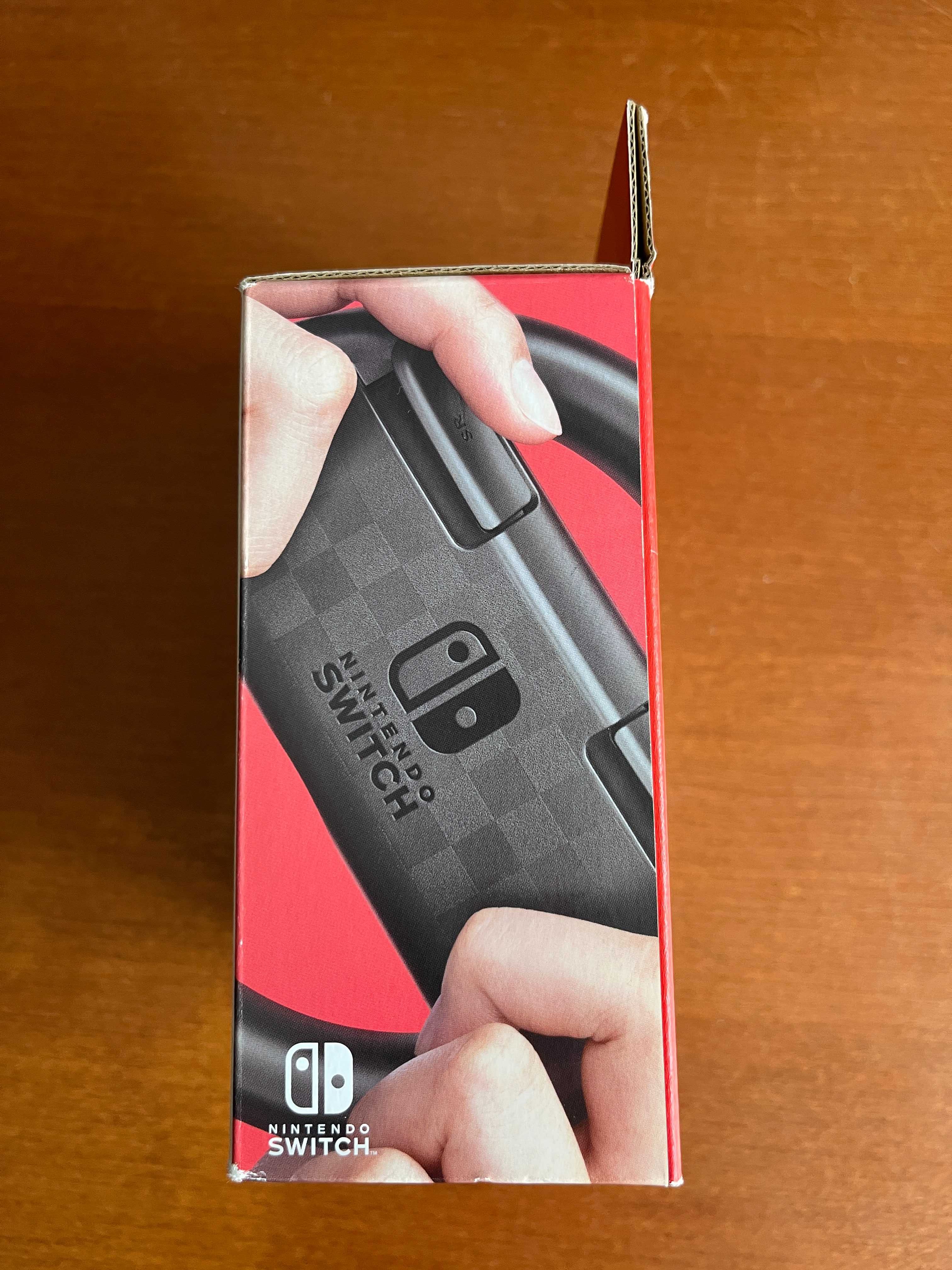 Caixa Original Vazia de Nintendo Switch Pack 2 Volantes para Joy-Con