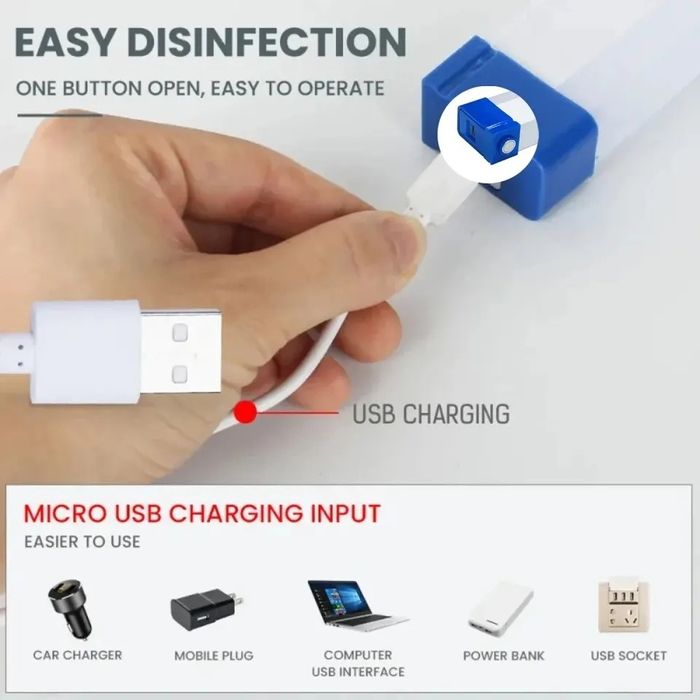 LED светильник 30см usb