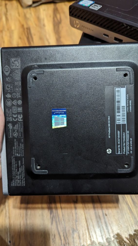 HP Prodeck 600 G3 / Intel core i3-6100T Міні ПК / Неттоп